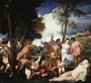 Bacanal de los Andrios de Tiziano Vecelli